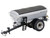 Unverferth Pro Force 1850 Dry Fertilizer Applicator with Dual Wheels Silver Metallic 1/64 Diecast Model SpecCast UBC072