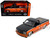 1993 Chevrolet 454 SS Pickup Truck Harley Davidson Black and Orange H D Custom Series 1/24 Diecast Model Car Maisto 32274OR