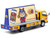 Mitsubishi Fuso Canter Mobile Ad Truck RHD Right Hand Drive OG Beer Yellow with Graphics Truck64 Series 1/64 Diecast Model Car Tarmac Works T64T-TL002-OG
