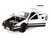 Toyota Trueno AE86 RHD Right Hand Drive White and Black with Graphics and Takumi Diecast Figure Initial D 1998 2021 TV Series Anime Hollywood Rides Series 1/24 Diecast Model Jada 34501