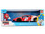 Lamborghini Aventador SV Red with Graphics and Knuckles Diecast Figure Sonic The Hedgehog Franchise Hollywood Rides Series 1/24 Diecast Model Jada 36264