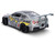 2009 Nissan GT R R35 Ben Sopra Brushed Metal with Black Top and Graphics and Mechagodzilla Diecast Figure Godzilla Franchise Anime Hollywood Rides Series 1/24 Diecast Model Jada 36285