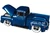 1956 Ford F 100 Pickup Truck Blue Metallic Limited Edition to 6650 pieces Worldwide 1/24 Diecast Model Car M2 Machines 40300-134A