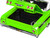 1964 Chevrolet Impala Lowrider Hard Top Green with White Top Get Low Series 1/24 Diecast Model Car Motormax 79021GRN