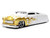 1951 Mercury Coupe White with Gold Flames Bigtime Muscle Series 1/24 Diecast Model Car Jada 36452