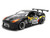 2009 Nissan GT R R35 Ben Sopra Matt Black with Mechagodzilla Graphics Hollywood Rides Series 1/24 Diecast Model Car Jada 36707