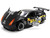 2009 Nissan GT R R35 Ben Sopra Matt Black with Mechagodzilla Graphics Hollywood Rides Series 1/24 Diecast Model Car Jada 36707
