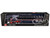 Kenworth W900A with 60 Aerodyne Sleeper and 53’ Wilson Roadbrute Flatbed Trailer with Covered Wagon Black with Red Stripes 1/64 Diecast Model DCP/First Gear 60-2056