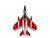 Level 2 Model Kit Folland Gnat T 1 Fighter Aircraft with 2 Scheme Options 1/48 Plastic Model Kit Airfix A05123