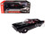 1969 Dodge Coronet Super Bee Muscle Car & Corvette Nationals MCACN Black with Red Interior American Muscle Series 1/18 Diecast Model Car Auto World AMM1347