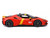 Ferrari SF90 Stradale Assetto Fiorano #50 Red with Black Top and Yellow Stripes Race Play Series 1/18 Diecast Model Car Bburago 16021RD