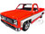 1974 Chevrolet C10 Cheyenne Super Pickup Truck Red and White Special Edition Series 1/18 Diecast Model Car Maisto 31467RD