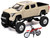 Toyota Tundra Pro Pickup Truck Tan and Honda CR250R Motorcycle Red and White Xtreme Off Road Series 1/32 Diecast Models New Ray SS-54456