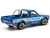 Datsun Pandem 620 Pickup Truck #66 Blue Metallic with White Stripes and Graphics 1/64 Diecast Model Car Pop Race PR640217