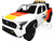 2024 Toyota Tacoma TRD Off Road Edition Pickup Truck White and Red with TRD Stripes with Sunroof and Wheel Rack Limited Edition to 2400 pieces Worldwide 1/24 Diecast Model Car H08778-MJS01