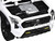 2024 Toyota Tacoma TRD Off Road Edition Pickup Truck White and Red with TRD Stripes with Sunroof and Wheel Rack Limited Edition to 2400 pieces Worldwide 1/24 Diecast Model Car H08778-MJS01