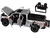 2024 Toyota Tacoma TRD Off Road Edition Pickup Truck Silver Metallic with TRD Stripes with Sunroof and Wheel Rack Limited Edition to 2400 pieces Worldwide 1/24 Diecast Model Car H08778-MJS02