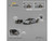 Pagani Huayra Codalunga Silver Metallic with Sunroof and Extra Wheels 1/64 Diecast Model Car CM Model CM64-CODALUNGA-03