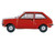 Ford Fiesta Mk1 RHD Right Hand Drive Venetian Red 1/148 (N) Scale Diecast Model Car Oxford Diecast NFF001