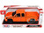 2006 Chevrolet Silverado Custom Pickup Truck Orange Metallic with Black Stripes Die Cast Collection Series 1/25 Diecast Model Car Motormax 79039-MOR