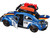 1966 Volkswagen Beetle Off Road #1718 Blue Metallic and White with German Flag Stripes and Roof Rack Accessories 1/24 Diecast Model Car Motormax 79681