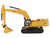 CAT Caterpillar 395 Next Generation Hydraulic Excavator Mass Excavator Version Yellow with Additional Tools High Line Series 1/87 HO Diecast Model Diecast Masters 85778