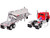 Ford LTL 9000 Day Cab with Heil Pneumatic Tank Trailer Heil Red 1/64 Diecast Model DCP/First Gear 60-2103