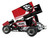 Winged Sprint Car #2C Cole Macedo Two C Racing 2025 1/18 Diecast Model Car ACME A1825014