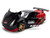 2009 Nissan GT R R35 Ben Sopra Advan Black and Red JDM Tuners Series 1/24 Diecast Model Car Jada 37022