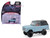 1972 Ford Bronco Custom SUV Light Blue with Black Top Barrett Jackson Series 16 1/64 Diecast Model Car Greenlight 37330F