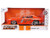 1971 Pontiac GTO Goat s Revenge Orange with Graphics Bigtime Muscle Series 1/24 Diecast Model Car Jada 36591
