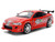 Brian s Mitsubishi Eclipse Red with Graphics Remix The Fast and The Furious 2001 Movie Fast & Furious Series 1/24 Diecast Model Car Jada 36815