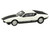 1972 De Tomaso Pantera White and Black 1/64 Diecast Model Car Paragon Models PA-55646