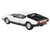 1972 De Tomaso Pantera White and Black 1/64 Diecast Model Car Paragon Models PA-55646