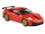 2025 Porsche 911 GT3 992 2 Guards Red with Carbon Stripe and Gold Wheels 1/64 Diecast Model Car Paragon Models PA-55871