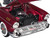 1957 Chevrolet Bel Air Burgundy Metallic and Silver Metallic Timeless Legends Series 1/24 Diecast Model Car Motormax 73228BUR