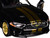 2018 Ford Mustang GT 5 0 Black with Gold Stripes and Graphics Midnight Eclipse Series 1/24 Diecast Model Car Motormax 79204
