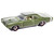 1968 Dodge Coronet R T Medium Green Metallic with White Interior Vintage Muscle Series 1/64 Diecast Model Car Auto World 64512-AWSP194A