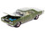 1968 Dodge Coronet R T Medium Green Metallic with White Interior Vintage Muscle Series 1/64 Diecast Model Car Auto World 64512-AWSP194A