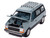 1987 Plymouth Voyager Van Ice Blue Metallic and Twilight Blue Metallic 2 Tone with Blue Interior Mighty Minivans Series 1/64 Diecast Model Car Auto World 64512-AWSP197A