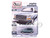 1987 Plymouth Voyager Van Ice Blue Metallic and Twilight Blue Metallic 2 Tone with Blue Interior Mighty Minivans Series 1/64 Diecast Model Car Auto World 64512-AWSP197A