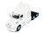 Peterbilt 579 Sleeper Cab White 1/87 (HO) Plastic Model Car HO Logistics HL-57907