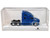 Kenworth T680 Sleeper Cab Blue Metallic 1/87 (HO) Plastic Model Car HO Logistics HL-68006