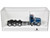 Peterbilt 589 3 Axel Day Cab Blue Metallic 1/87 (HO) Plastic Model Car HO Logistics HL-589062