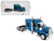 Kenworth W990 with Stand Up Sleeper Cab Blue Metallic 1/87 (HO) Plastic Model Car HO Logistics HL-990065
