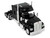 Kenworth W990 with Stand Up Sleeper Cab Black 1/87 (HO) Plastic Model Car HO Logistics HL-990095