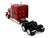 Peterbilt 589 with Stand Up Sleeper Cab Red 1/87 (HO) Plastic Model Car HO Logistics HL-589085