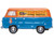 Ford 400E Van RHD Right Hand Drive Fordson Super Service Blue and Orange 1/148 (N) Scale Diecast Model Car Oxford Diecast NFDE011