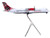 ATR 72 600 Commercial Aircraft Loganair Scotland s Airline G LMTE White with Red Plaid Tail Gemini 200 Series 1/200 Diecast Model Airplane GeminiJets G2LOG1374