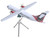 ATR 72 600 Commercial Aircraft Loganair Isle of Man s Airline G LMTF White with Green and Red Plaid Tail Gemini 200 Series 1/200 Diecast Model Airplane GeminiJets G2LOG1375